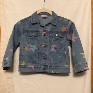 Stella McCartney kids starry night denim jacket SZ 5 years
